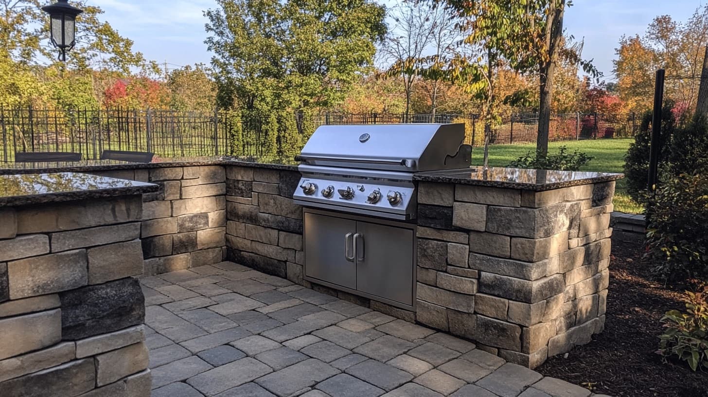 Mount Pleasant grill island